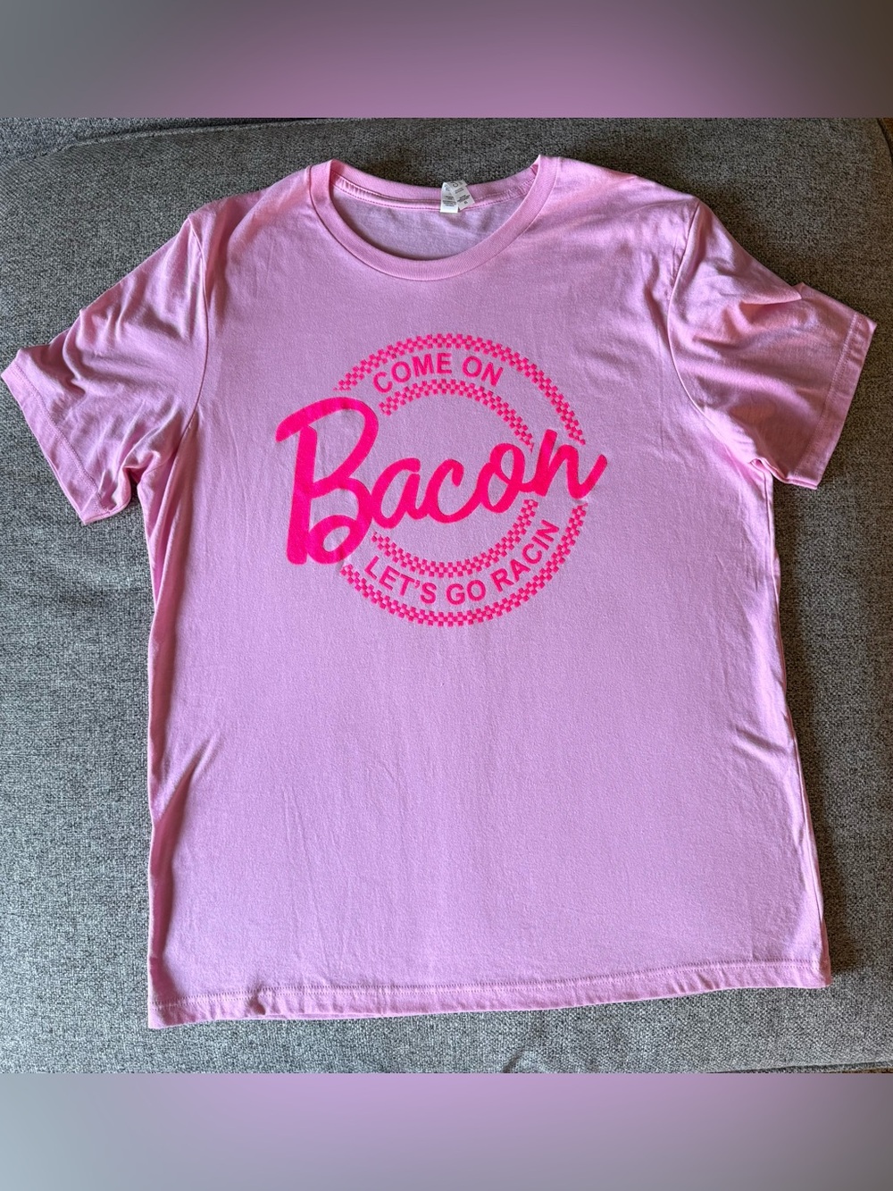 Brady Bacon Bella Canvas Pink T-Shirt